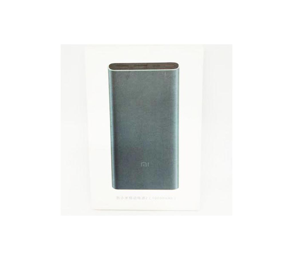 Mi Powerbank ,Two port- 10000mAh  Black.