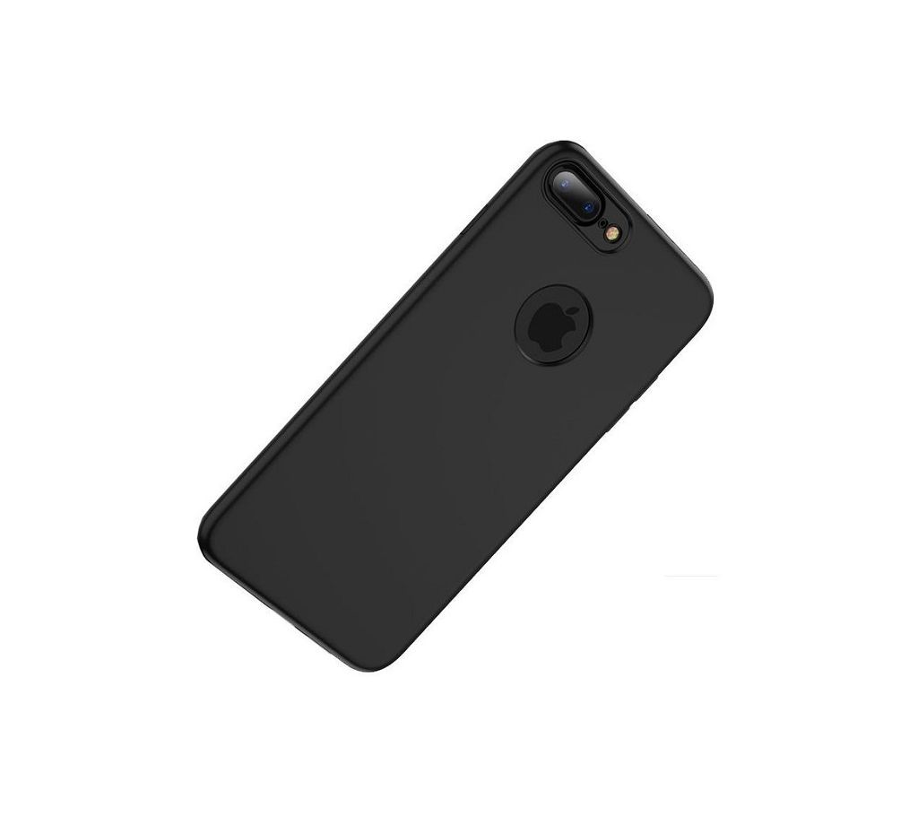 Ipaky Back Cover for iPhone 7 Plus/8 Plus -Transparent and Black