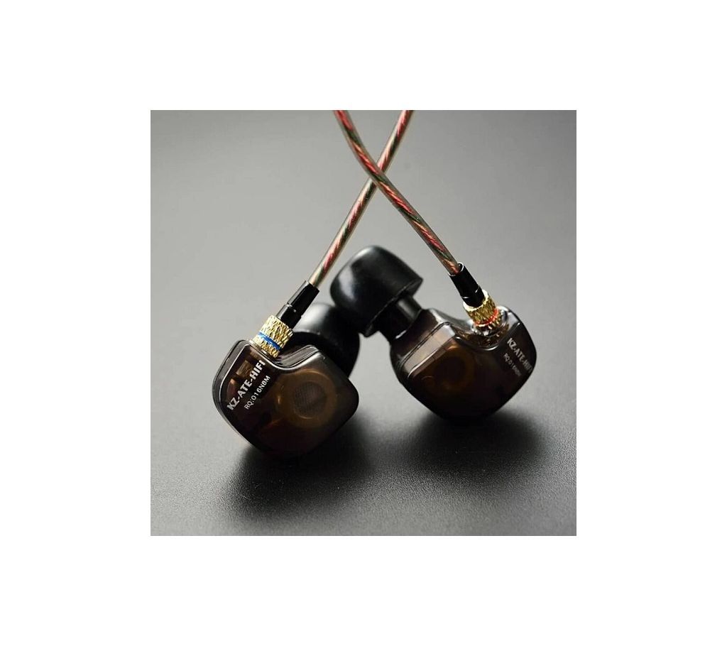  KZ ATE HIFI wired earphone (Black)- HBD