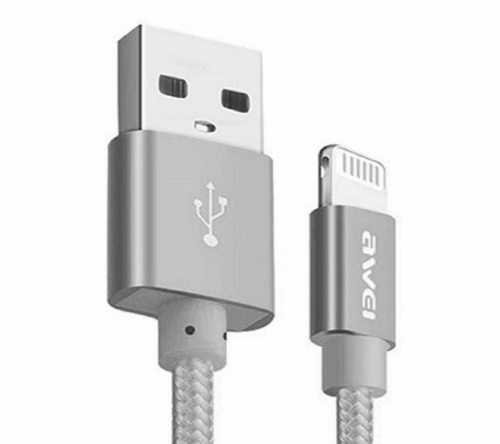 Awei CL-988 iphone Fast Charger Data Cable - 30mm 