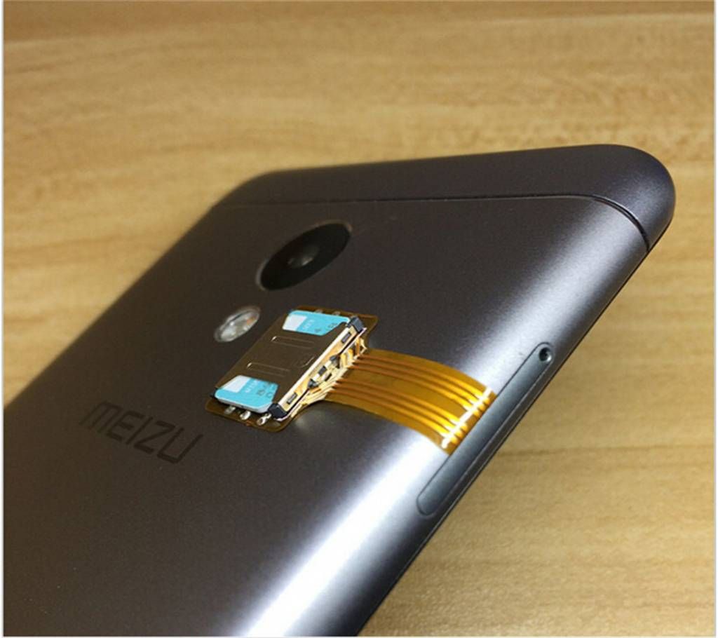 Hybrid Double Dual SIM Card Nano SD Adapter for Android Extender
