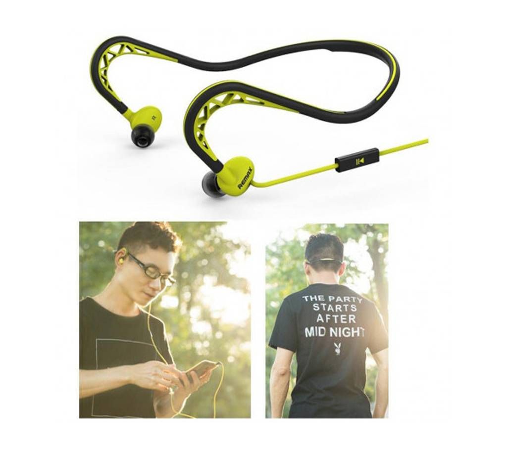 Remax RM-S15 Sport Wired Bass Earphone