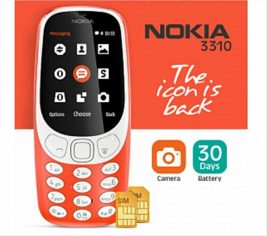 Nokia 3310 Feature Phone (2017) Orange - Vietnam