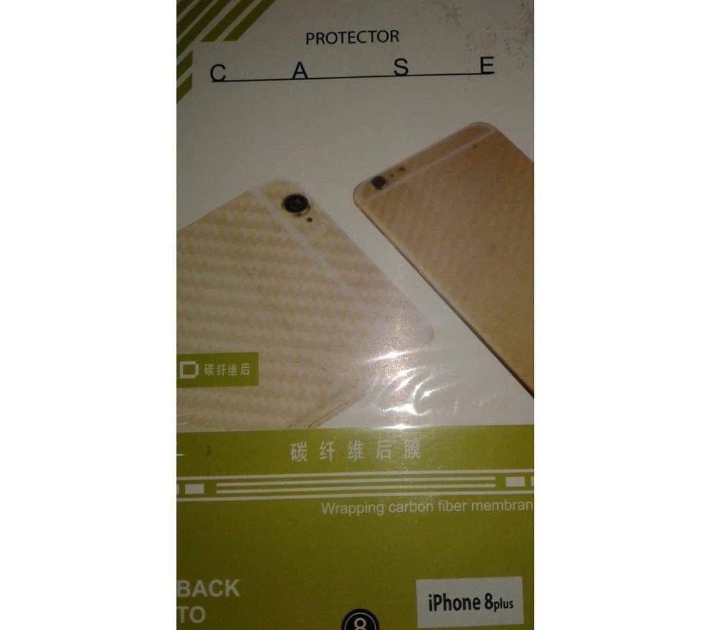 Carbon fibar sticker for i phone 8plus