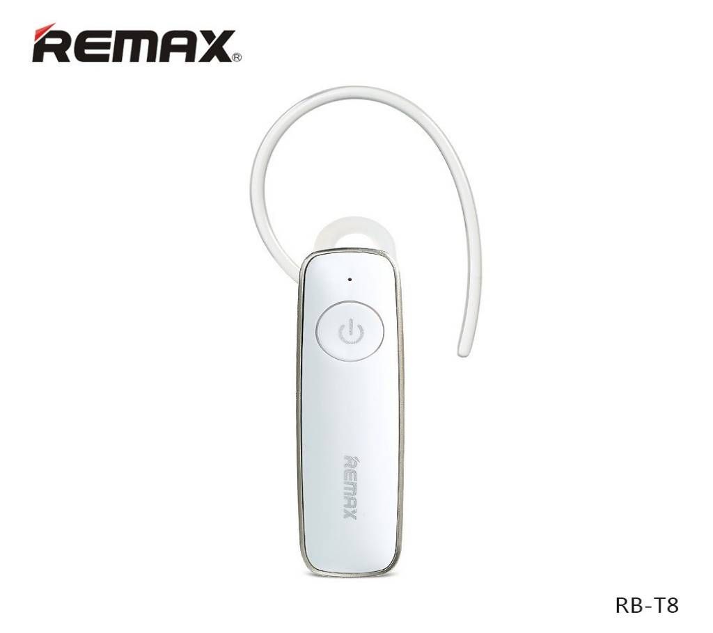 Remax T8 Earbud Headset Bluetooth - White