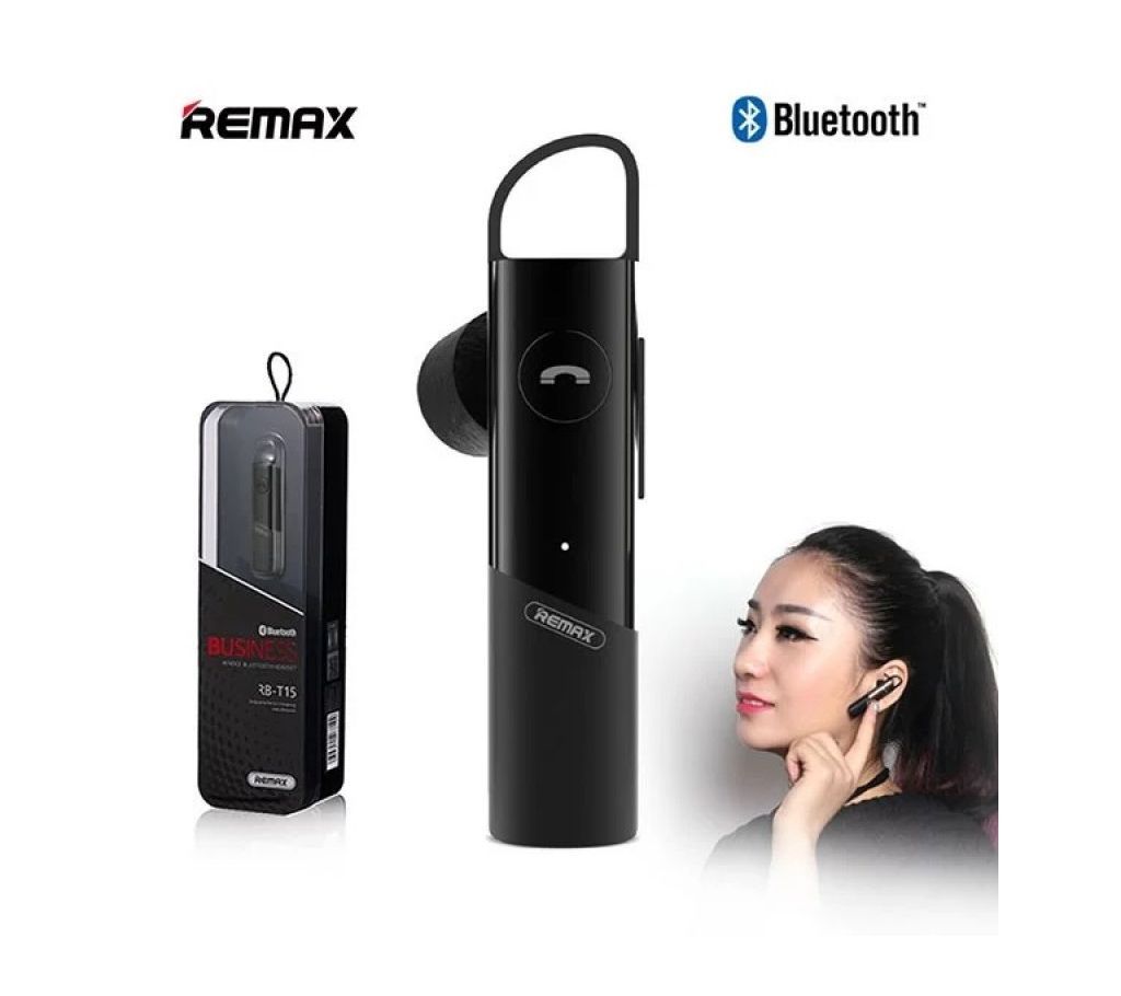 REMAX Bluetooth Earphone RB-T15 - Black
