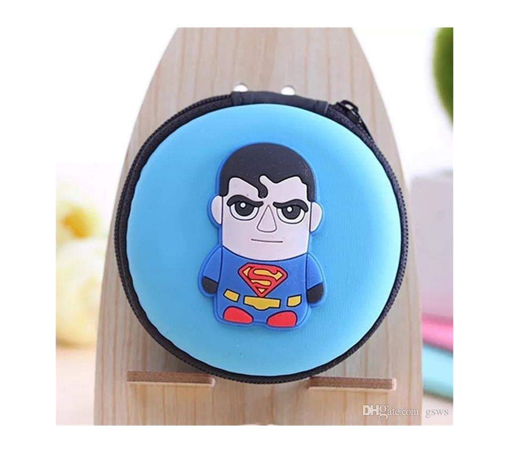 Superman round Headphone Case