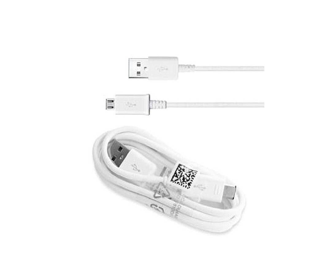 Micro USB Data Cable Charger - White