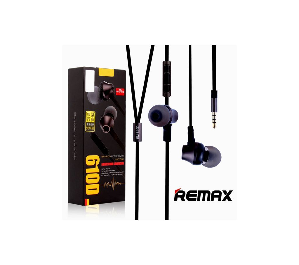 Remax 610D Wired Earphones 