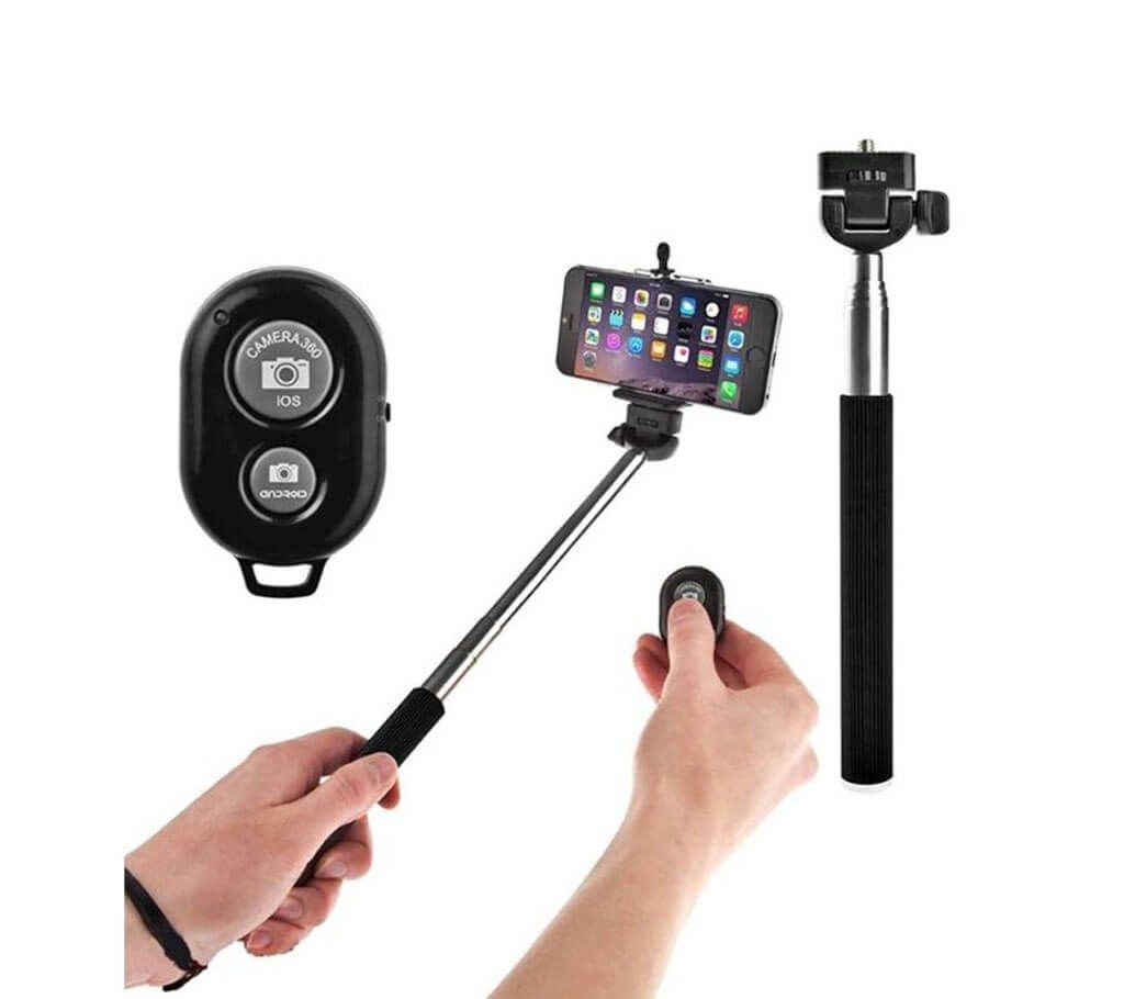 Bluetooth Selfie Stick - Black (1 pc)