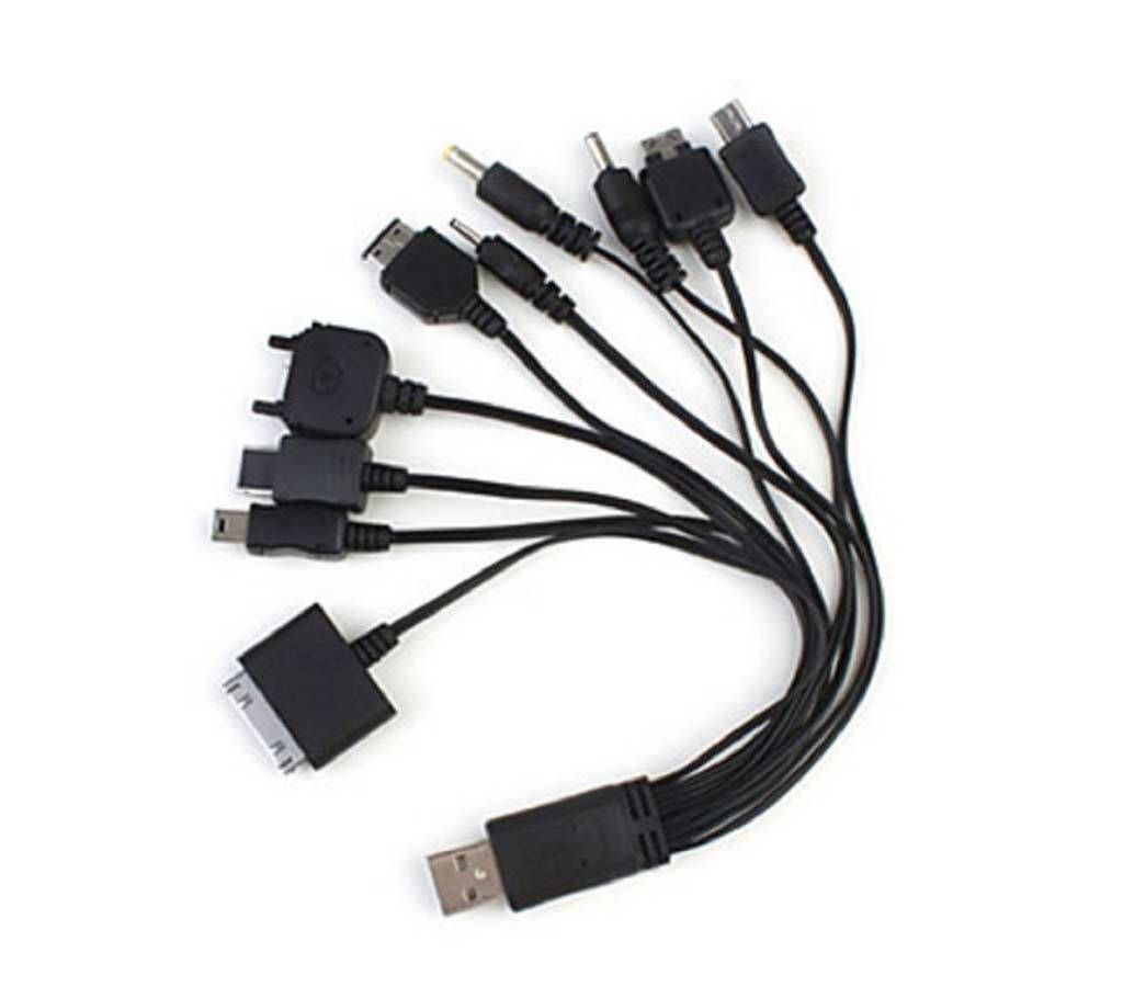 10 in 1 Multifunctional  USB Charger