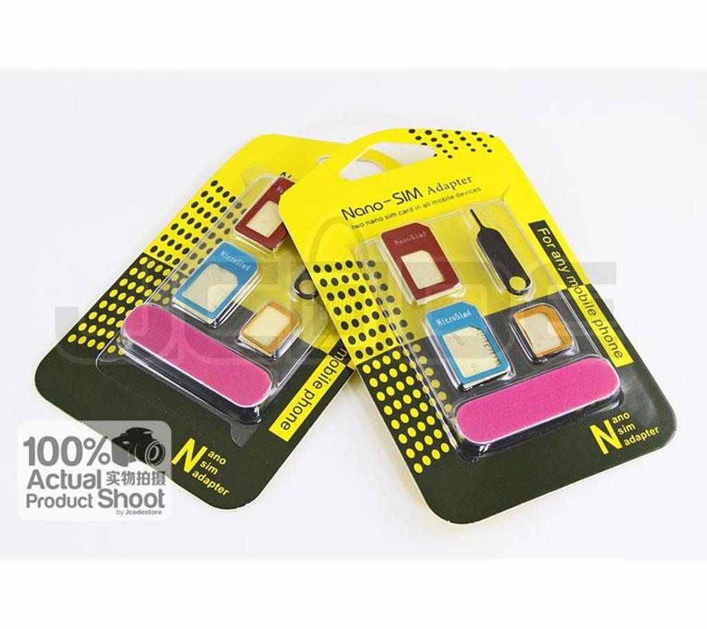 Metallic Aluminium SIM Adapter