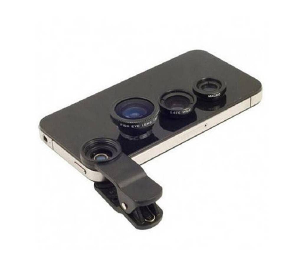 Universal Mobile Clip-on Lens With 3-in-1 Effect-B