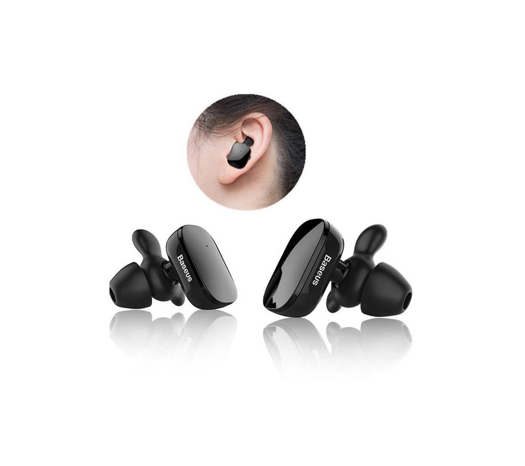 Baseus Encok W02 Mini Dual Bluetooth Earphone HIFI Stereo IPX4 Waterproof Headphone