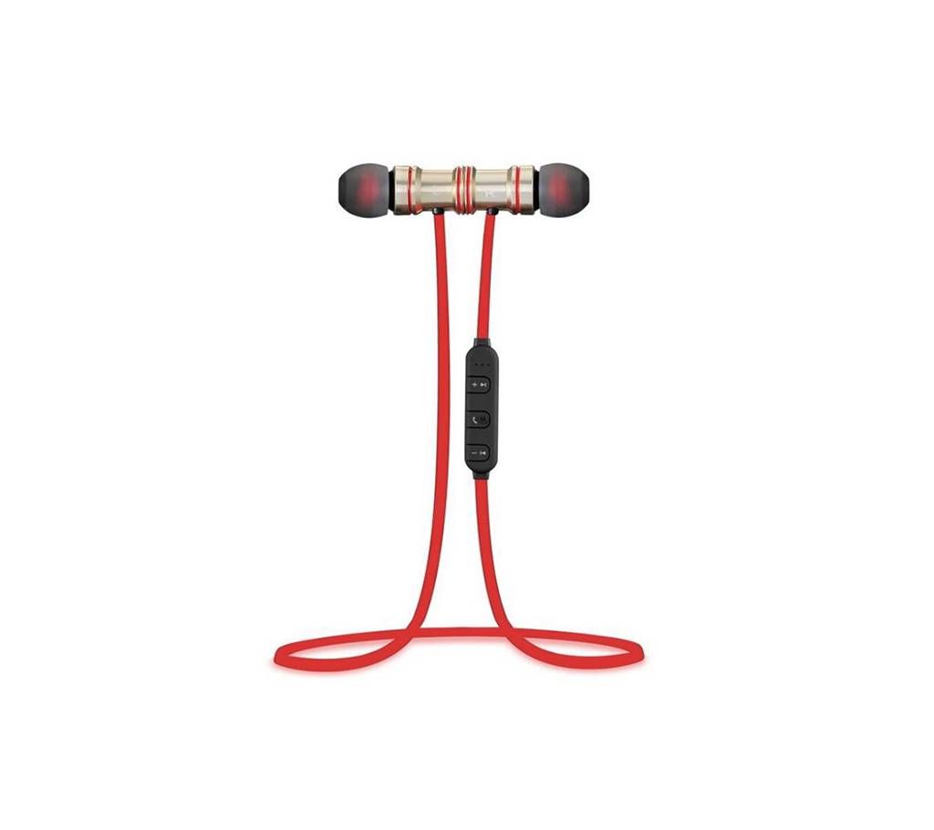 Sports Wireless Bluetooth Earphone-Red
