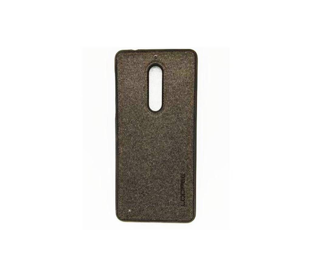 Nokia 5 Case, Cloth Case Soft TPU Edge Shock Absorption Non-Slip Cleanable Hybrid Cover for nokia 5