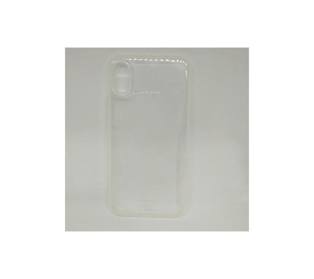 IJIA Case for iphone x - Transparent Clear TPU Soft Silicone Protection Bumper Fashion Skin back Shell Case Cover