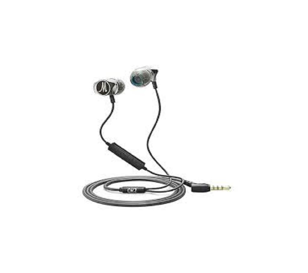 DM7 Zinc Alloy In Ear Earphone - Black