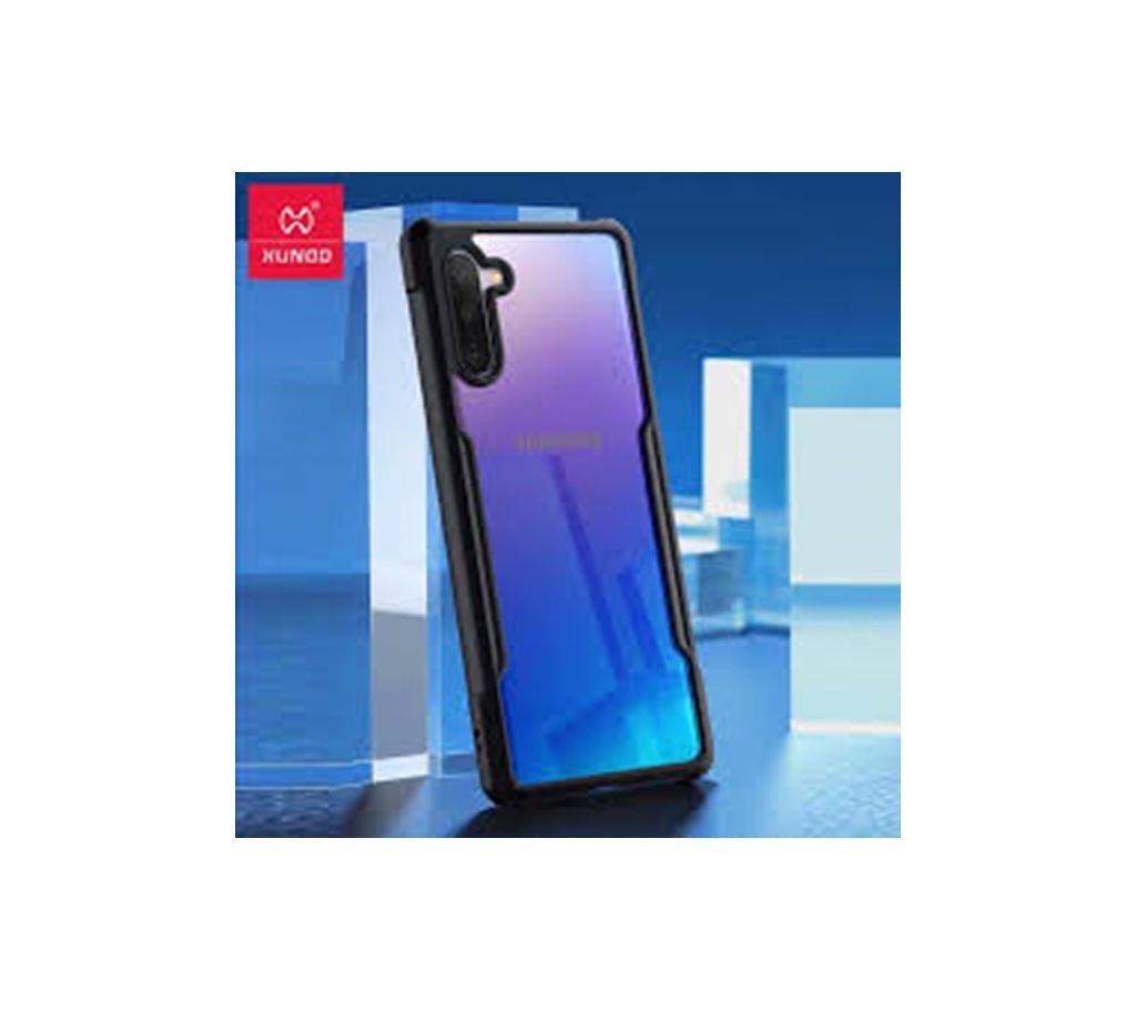 XUNDD Airbag Shockproof Transparent PC TPU Bumper Back Cover for Samsung Note 10