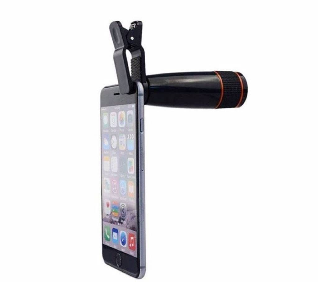 Universal 12X Zoom Optical Telescope lens 