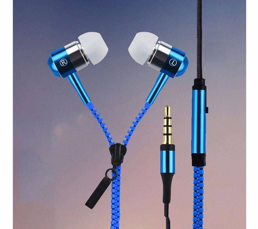 ZIPPER earphone- metal body 