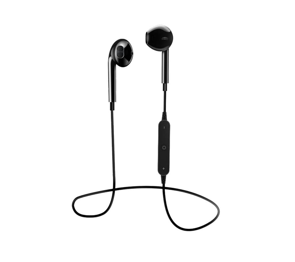 S6- Stereo Bluetooth Wireless Earphone Version-4.1 - Black