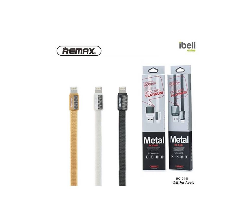 Remax Metal USB Data Cable For Iphone 5,6,7,8,X