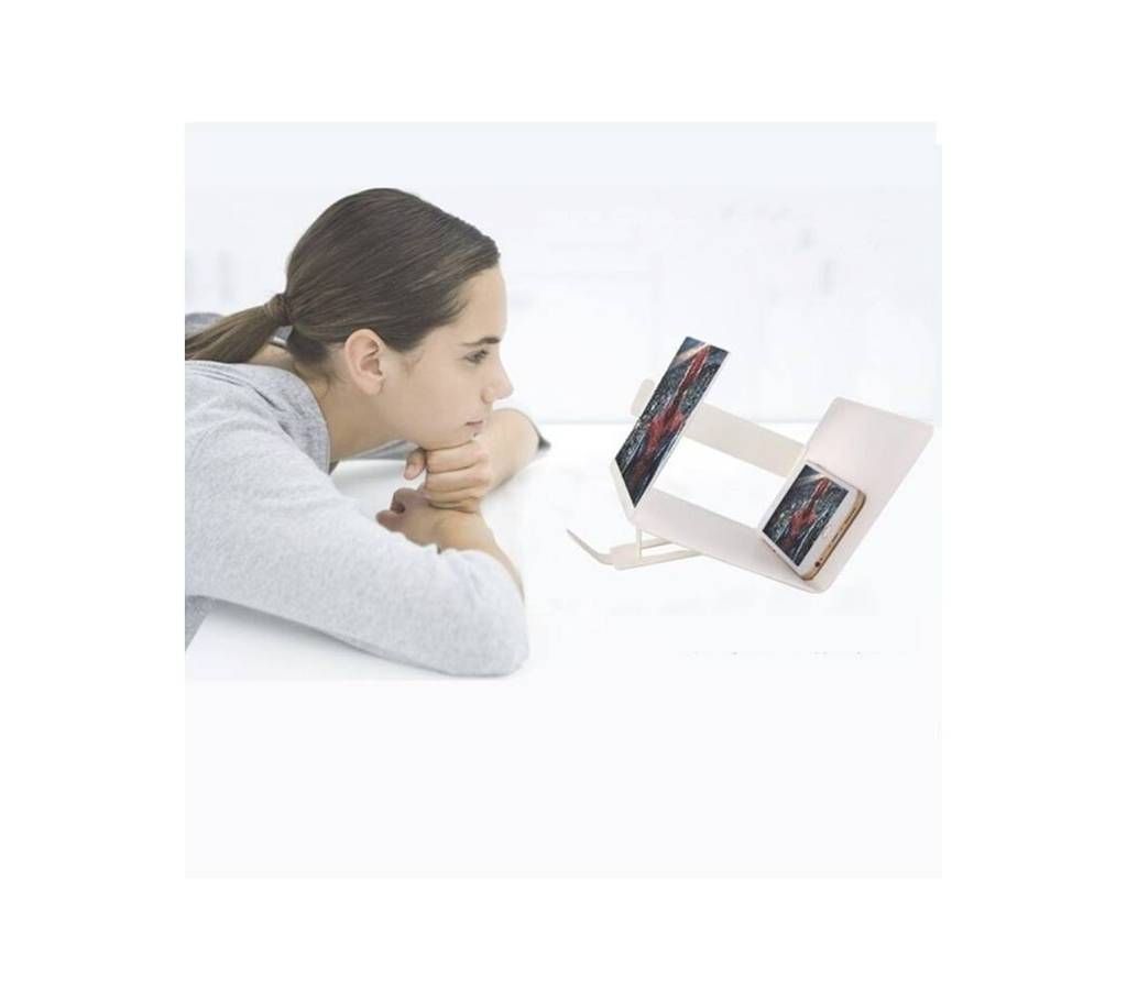 Portable Mobile Phone Zoom Screen Magnifier Glass Folding