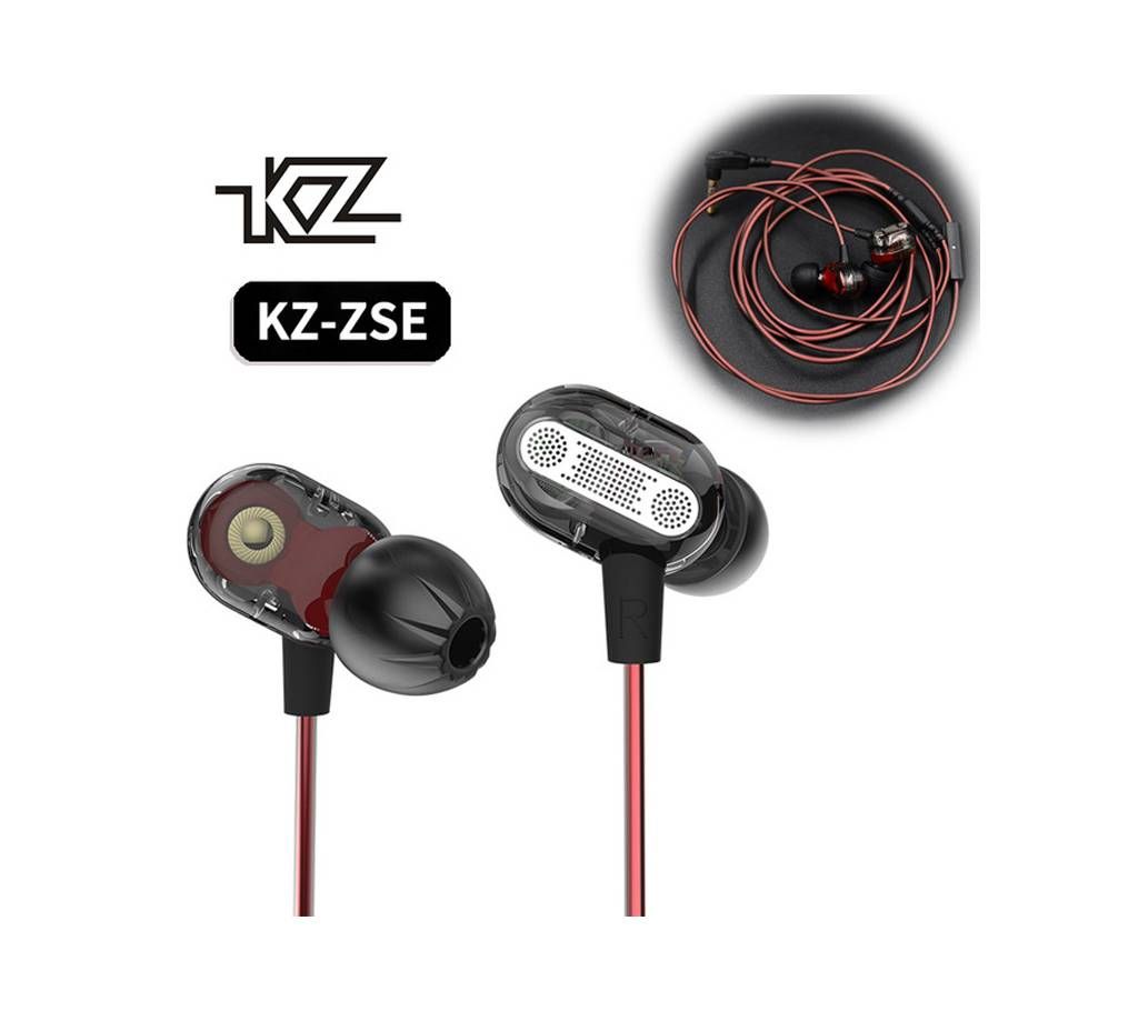 KZ ZSE Special Dynamic Dual Driver In Ear Earphone