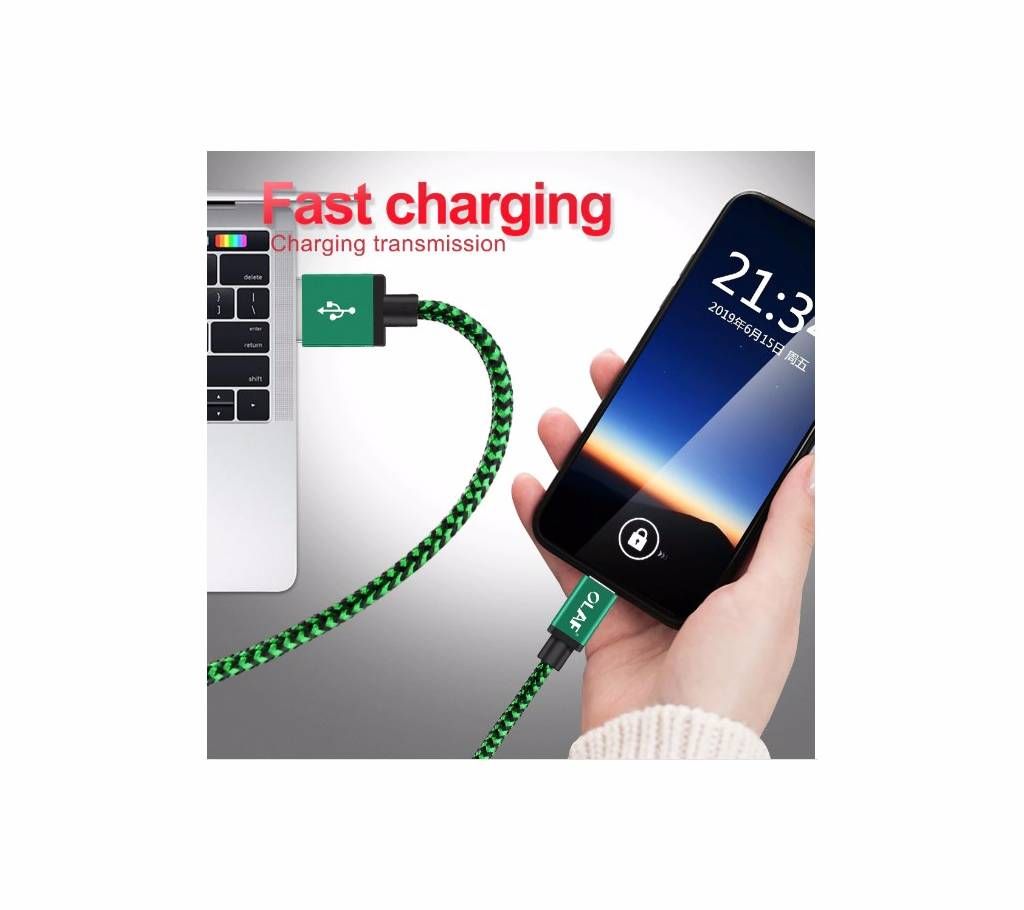 OLAF 1M Fast charging USB Cable For iPhone