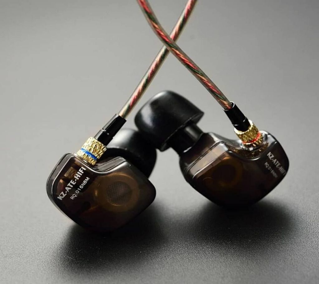 KZ ATE HIFI Headphone (Black)- HBD