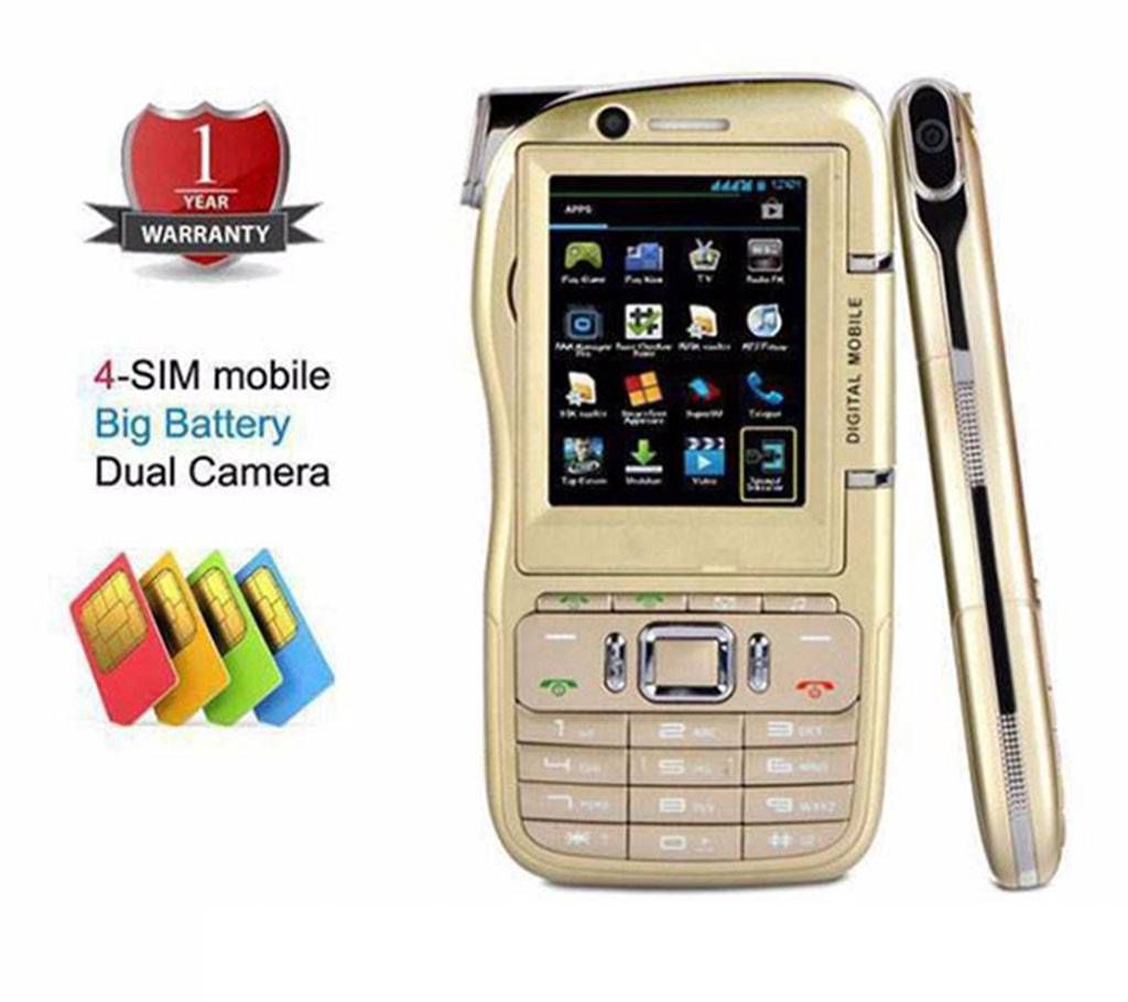 
S... Mobile 4-Sim Touch & Type Phone
