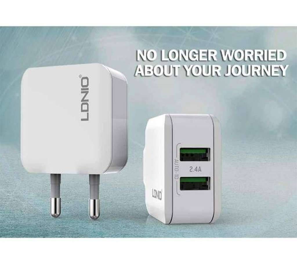 LDNIO 2.4A 2 USB Charger Adapter