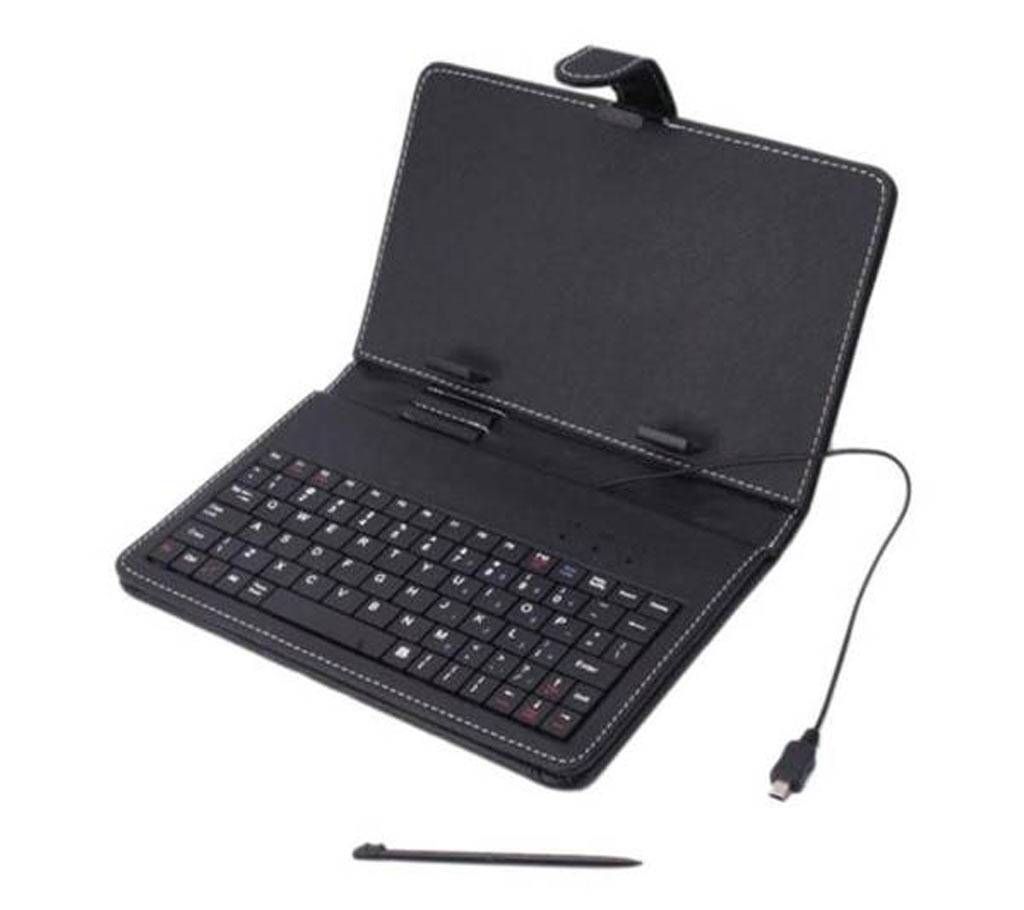 7" Tab Cover With Key Board-Black