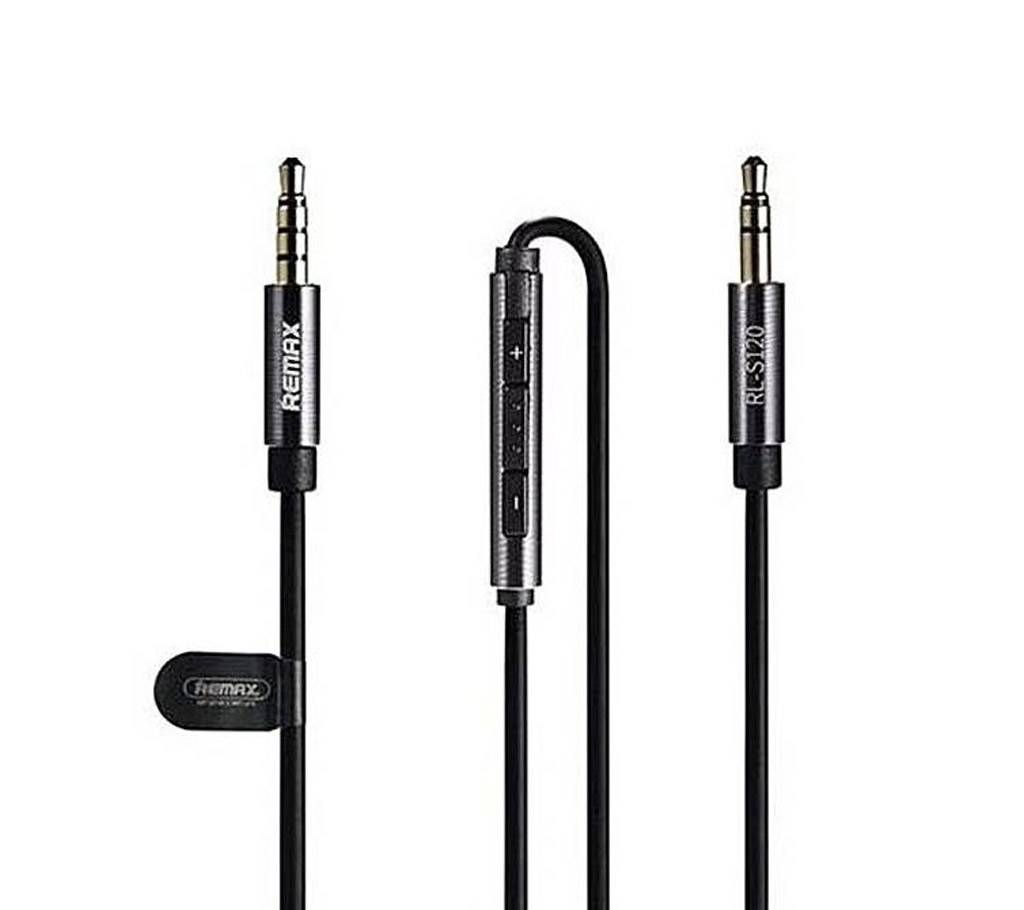 Male to Male Smart Aux Audio Cable with Mic for I