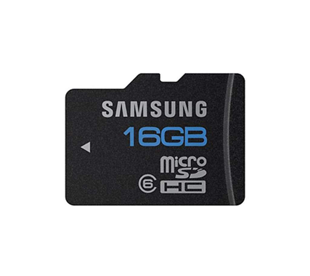 Samsung 16GB Micro SD Class 10 Memory Card - Black