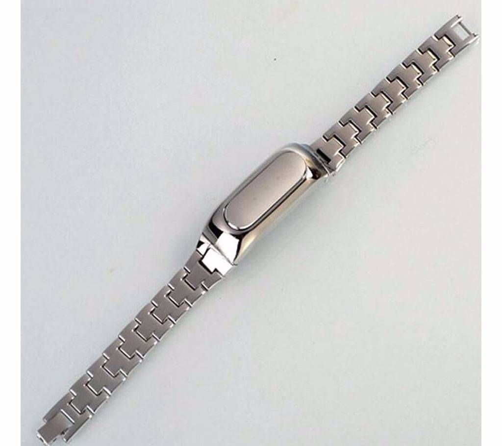 Mi Band 2 Metal Bracelet Strap - Silver