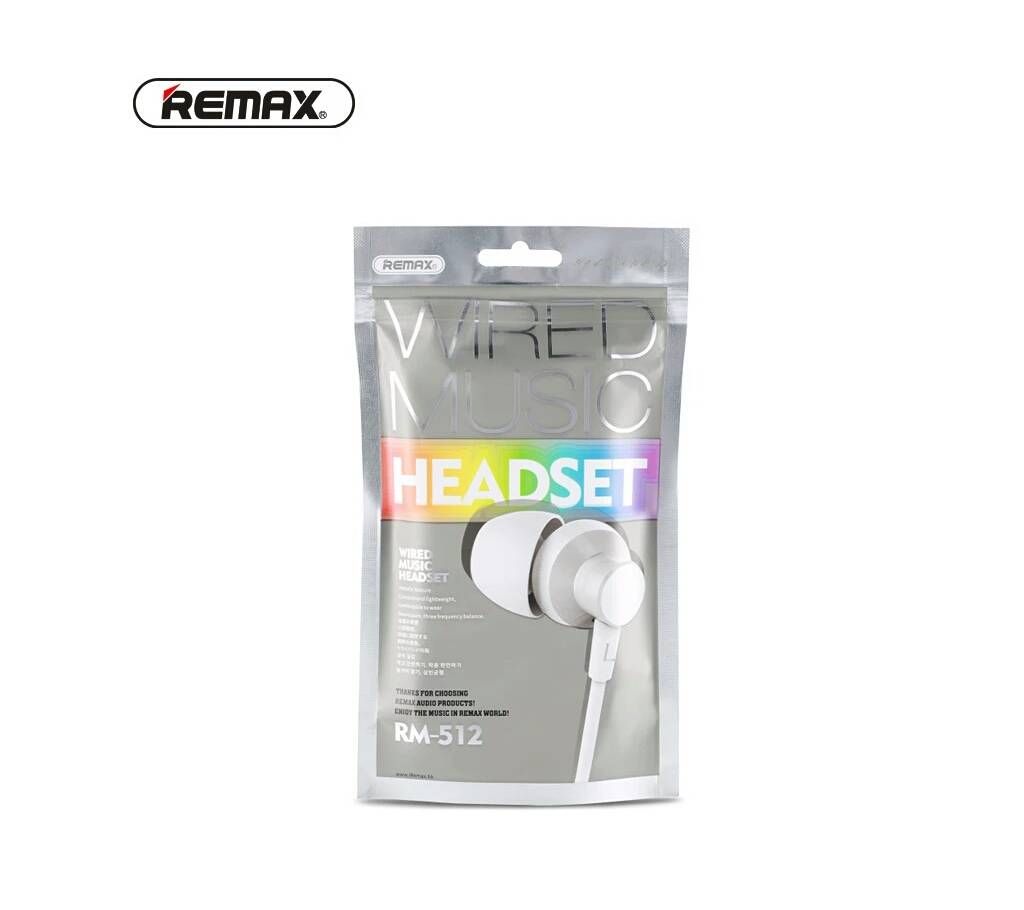 Remax 512 Earphone - Original 