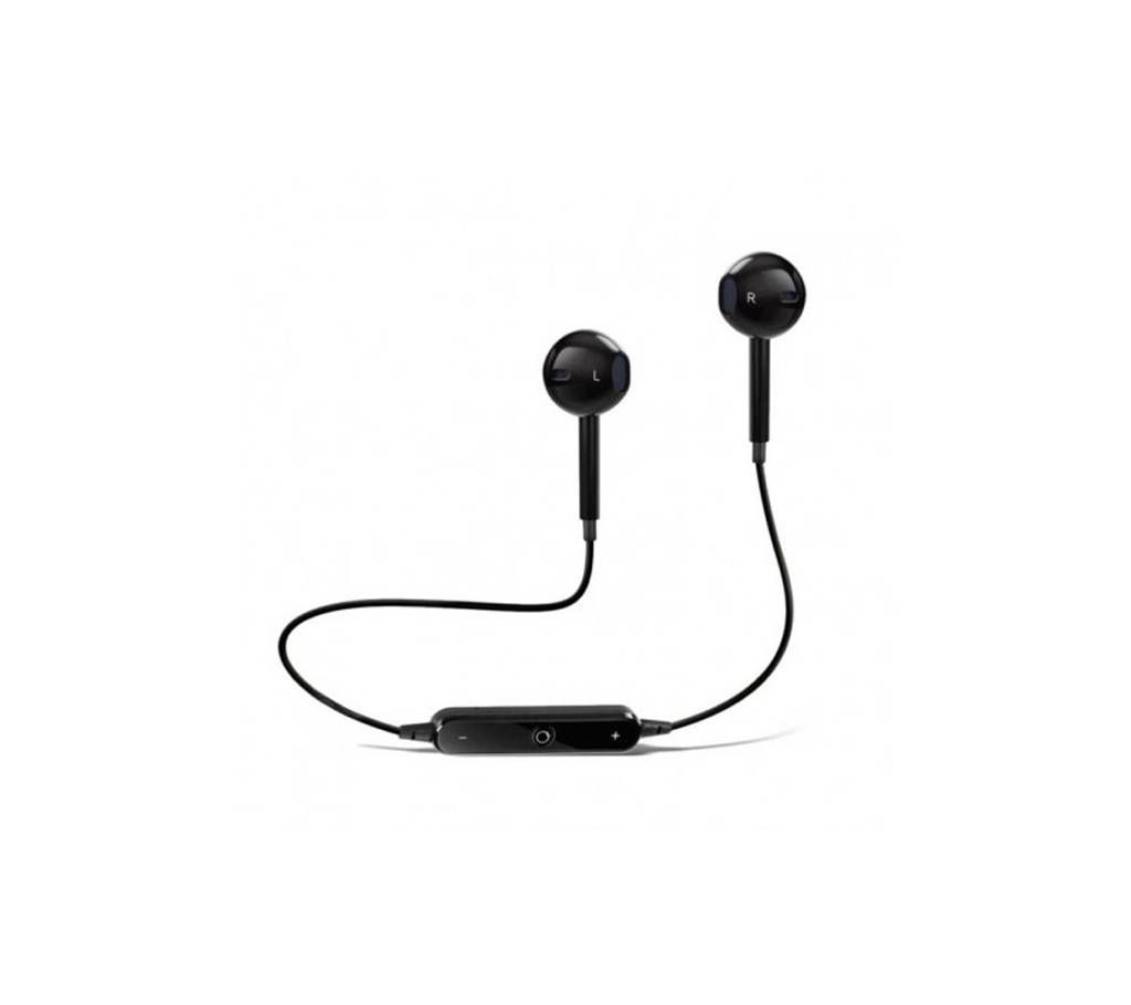 S6 Wireless Bluetooth Earphones-Black