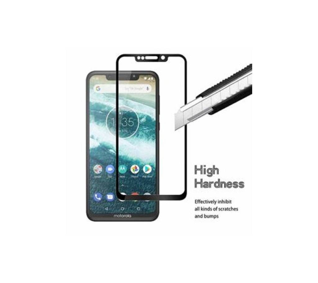 Motorola Moto One Tempered Glass Protector 6D 9H Black