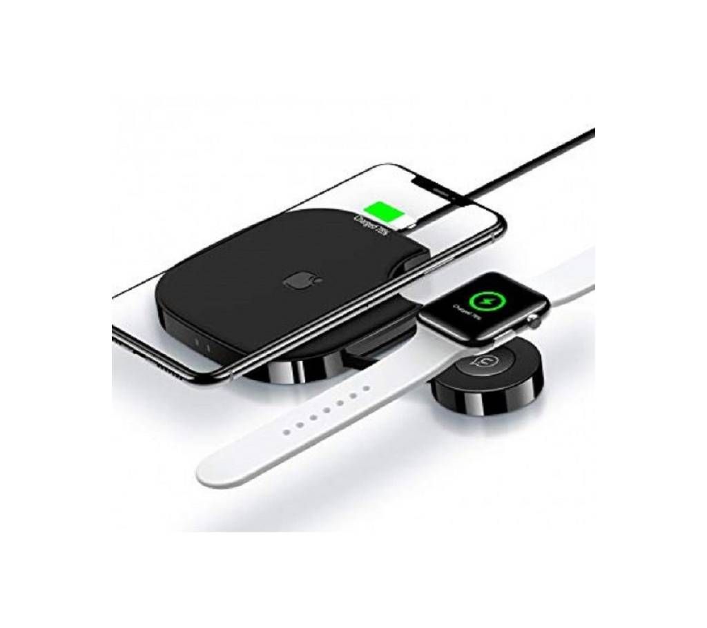 USAMS 2-in-1 Wireless Charger
