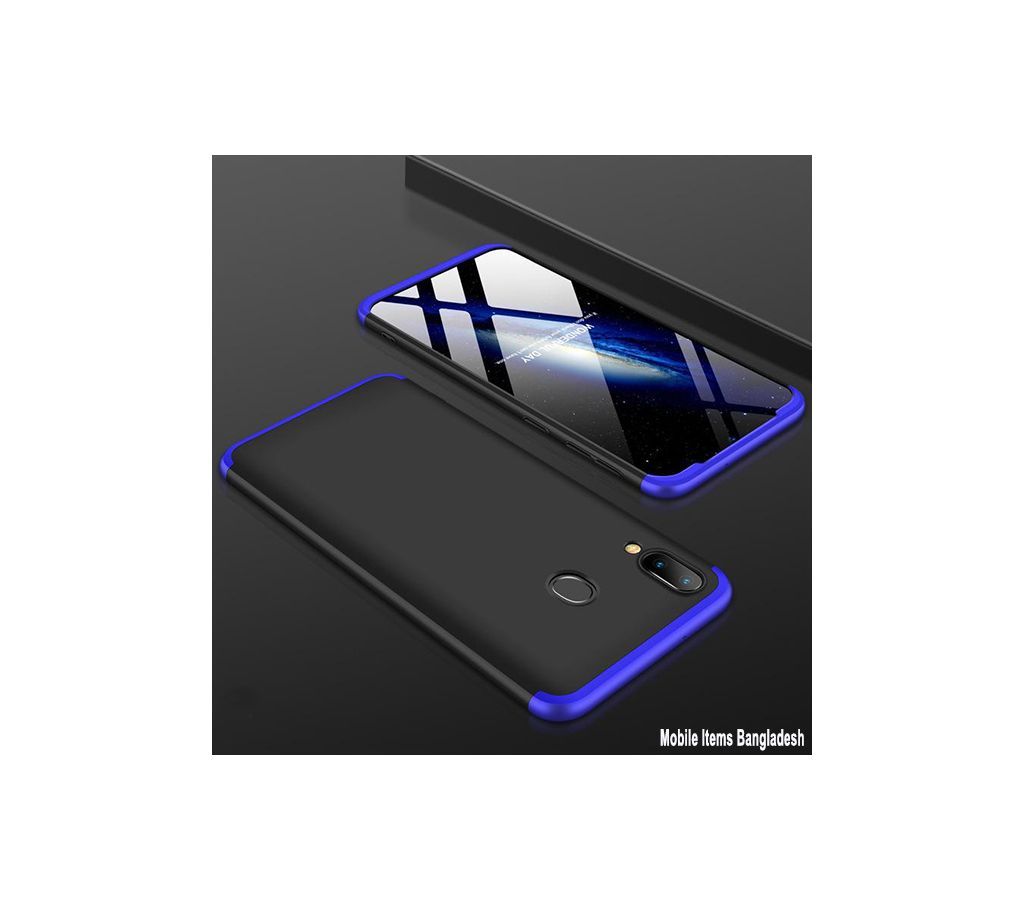 360 Degree Phone Case-Blue And Black For Samsung Galaxy A10 