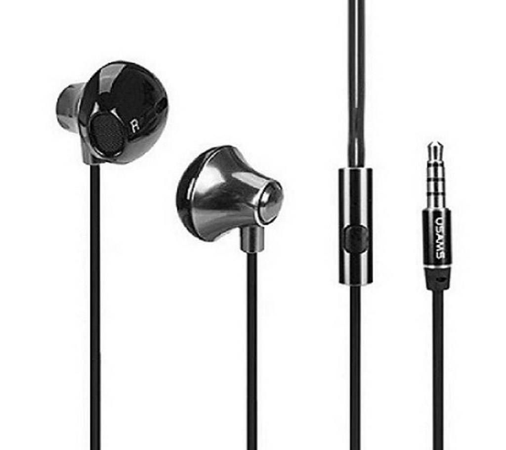 USAMS Ejoy Series dynamic in-ear earphones - Black