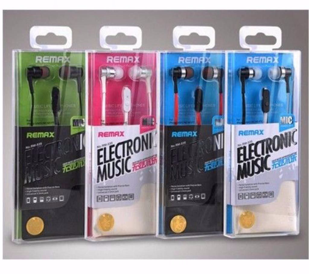 Remax RM-535 Noise Free Super Bass Earphone