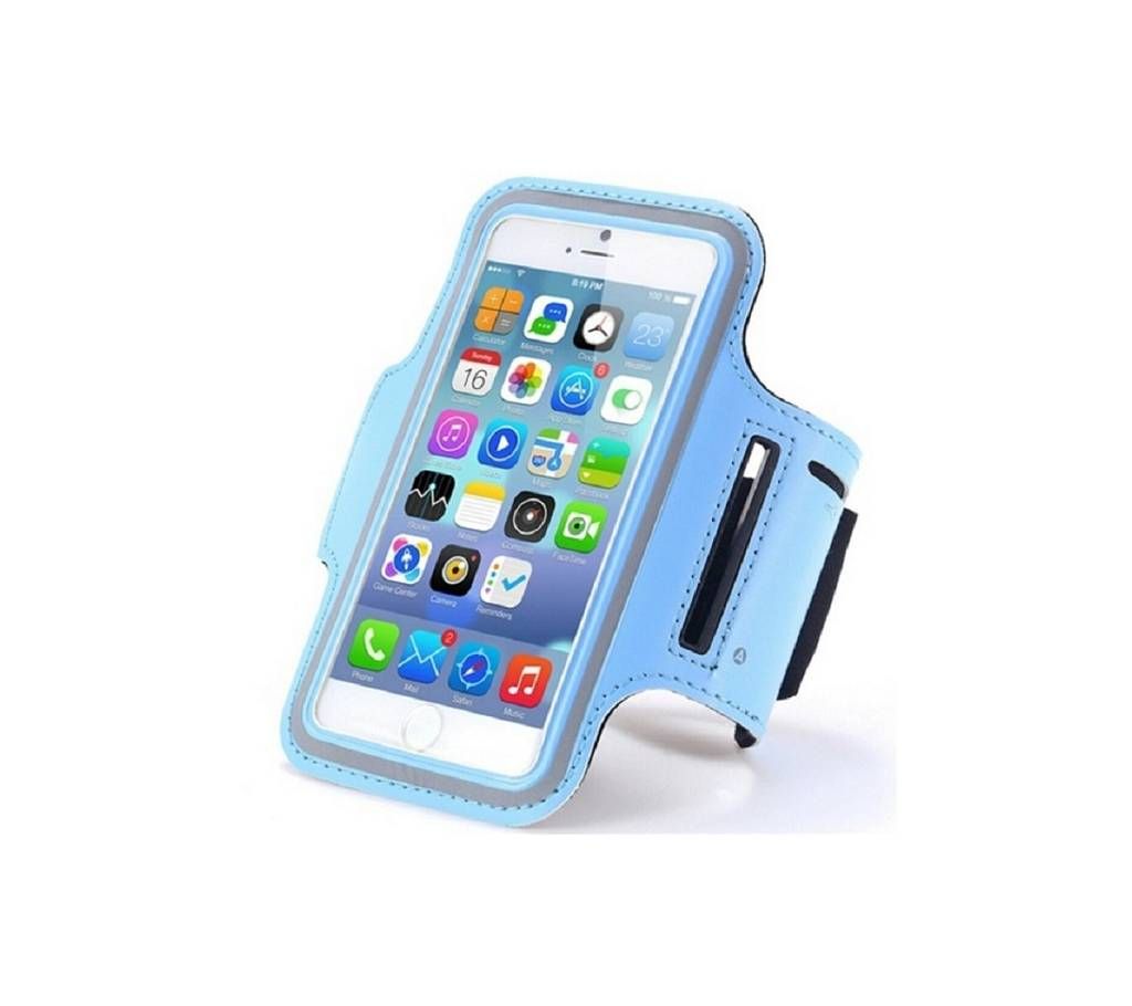 Sport Armband Running Phone Holder Waterproof For Mobile - Blue