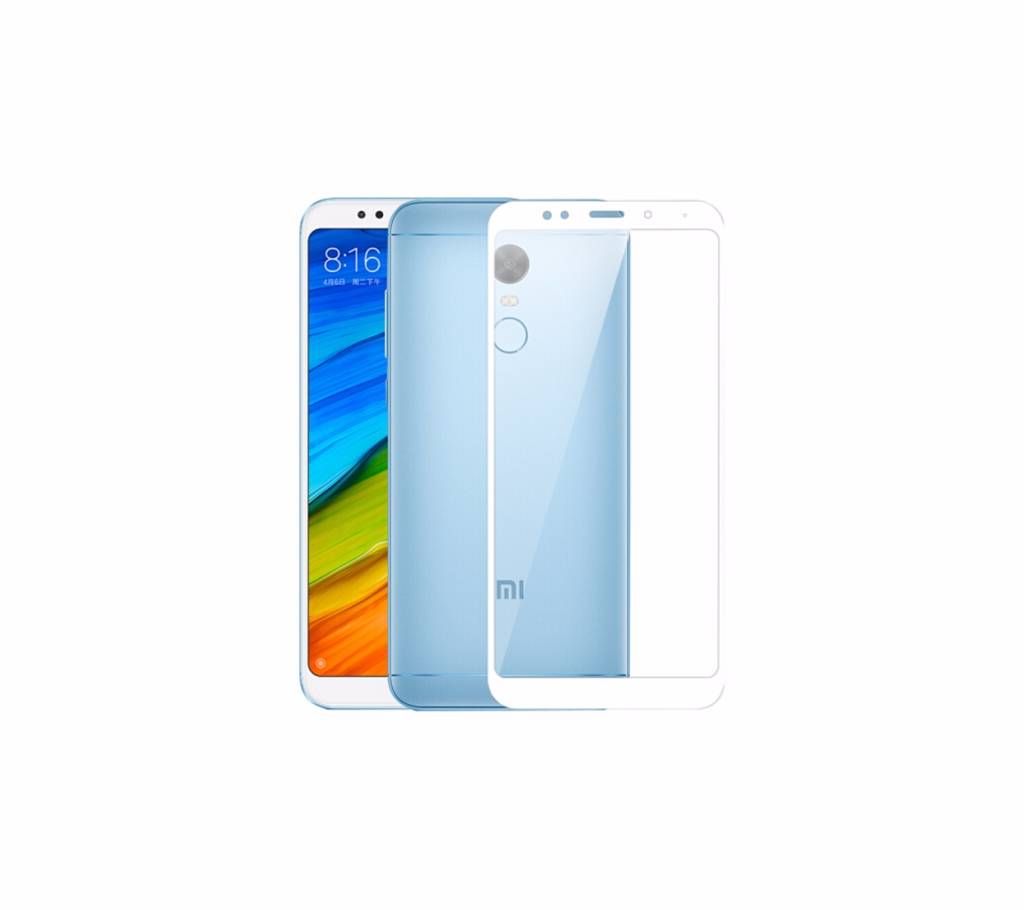Mi Redmi 5+ 5D Screen Protector White color