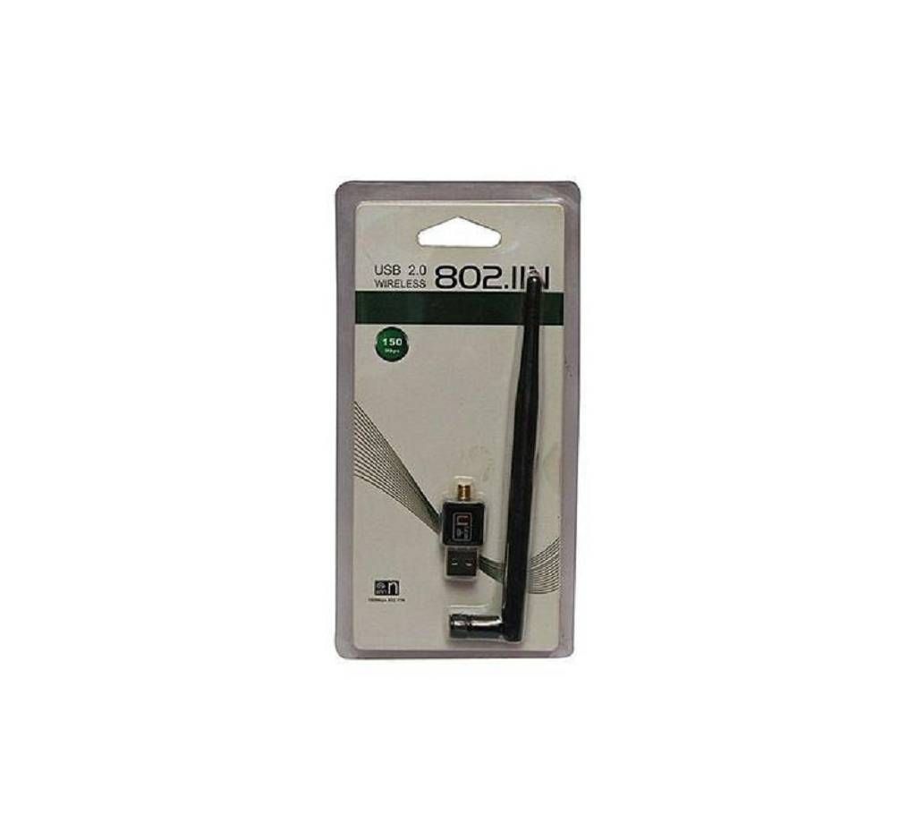 USB Wifi Receiver and Share 300Mbps PC - Black