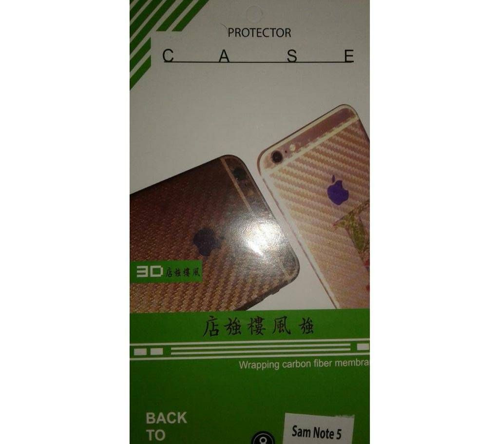 Carbon fibar sticker for Samsung Note 5