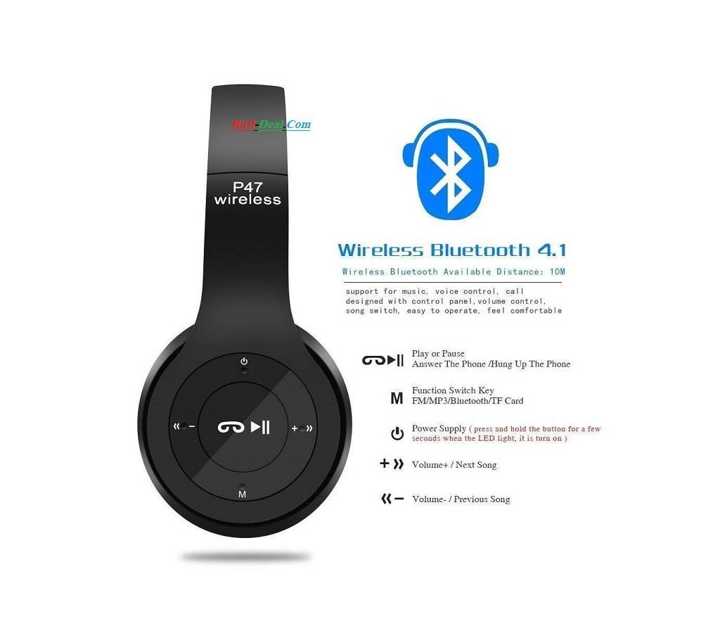 P47 - Wireless Bluetooth Headphones 
