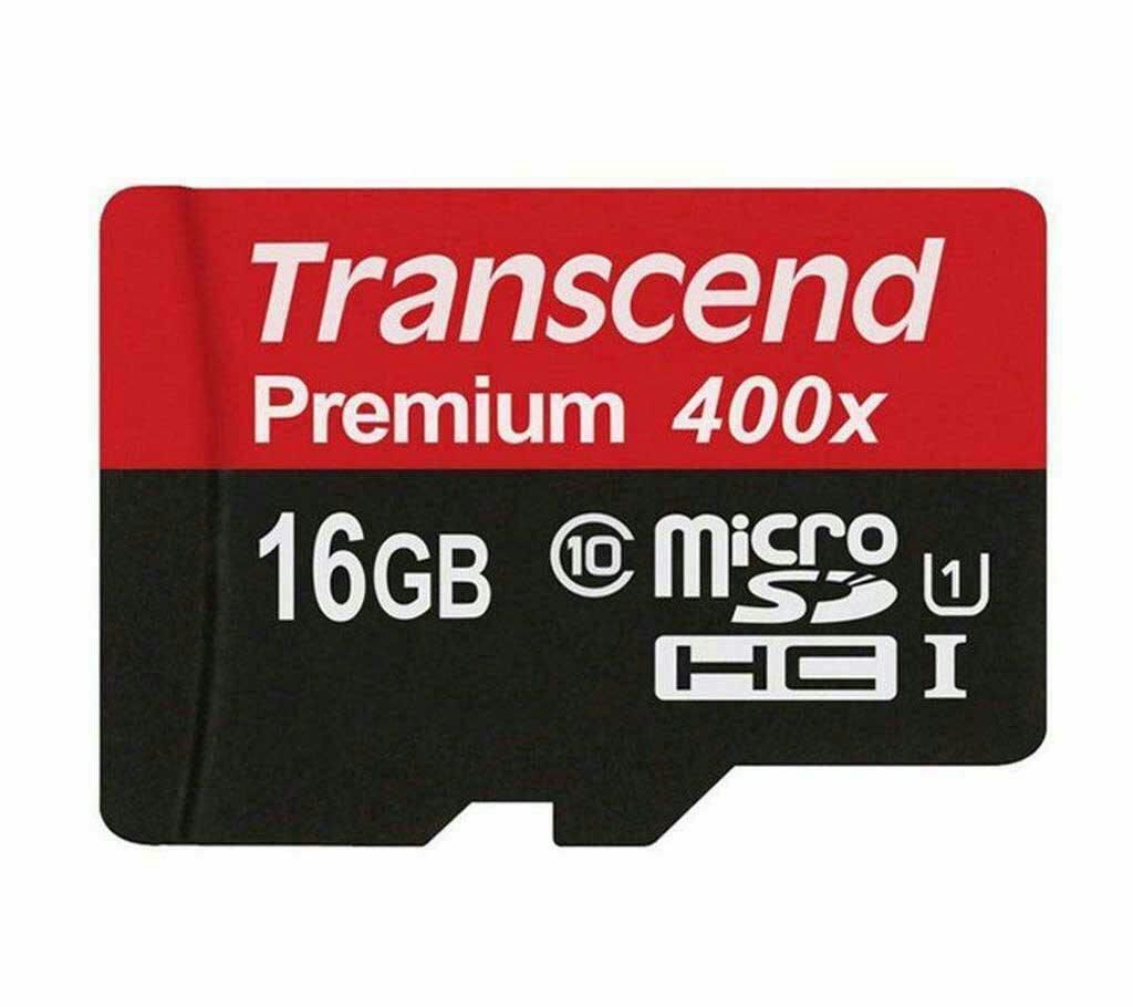 Transcend Micro SD 16 GB Memory Card